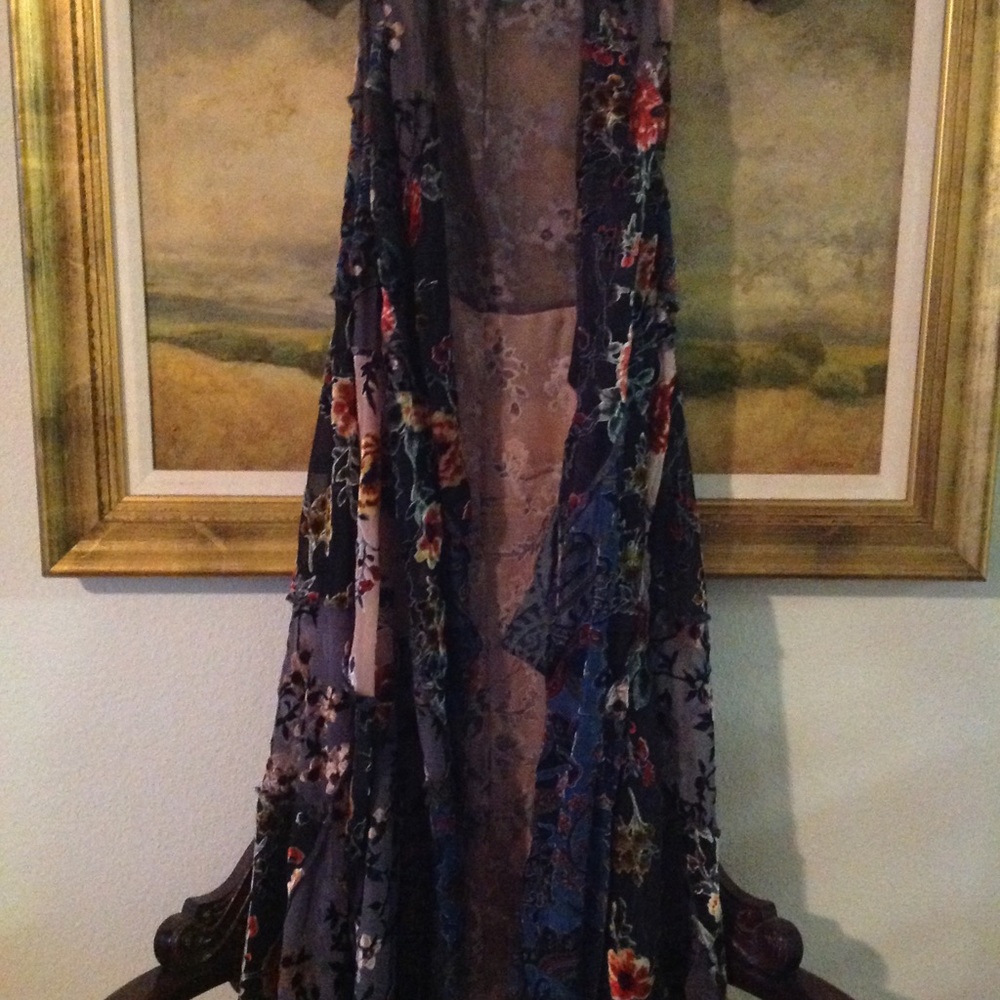 Beautiful sheer flower vest